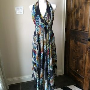 Elegant Halter Maxi Dress